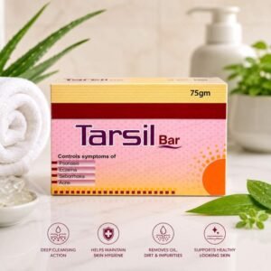Tarsil Bar 75gm | Medicated Bar for Psoriasis, Eczema, Seborrhoea & Acne