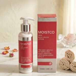 Moistco Deep Moisturizer Lotion with Shea Butter, Glutathione & Glycerin for Dry Skin
